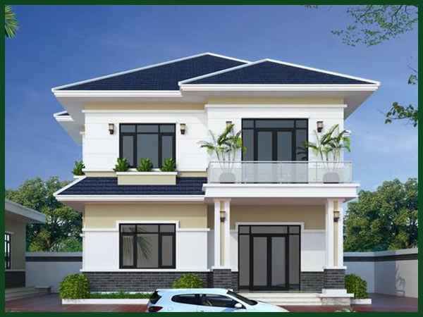Chi phí thiết kế xây dựng nhà 2 tầng 80m2