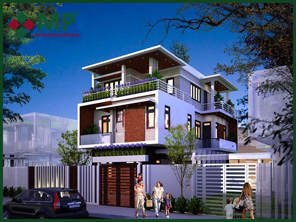 thiết kế xây dựng nhà 3 tầng 100m2