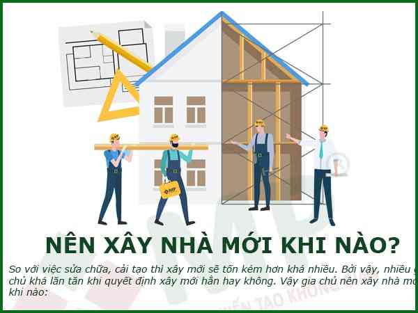 Nên sửa chữa nhà khi nào