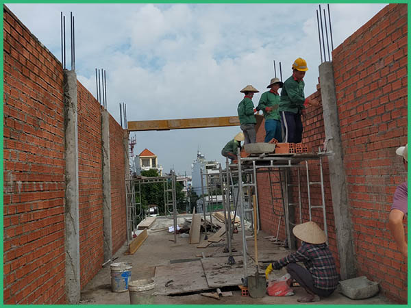 xây dựng nhà trọn gói 2 tầng 50m2