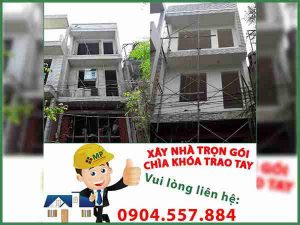 xây dựng nhà phố 3 tầng Tân Bình anh Hòa