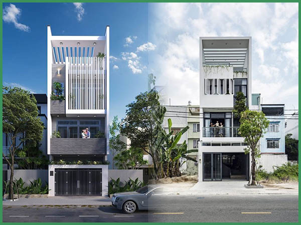 chi phí xây nhà 4 tầng 110m2