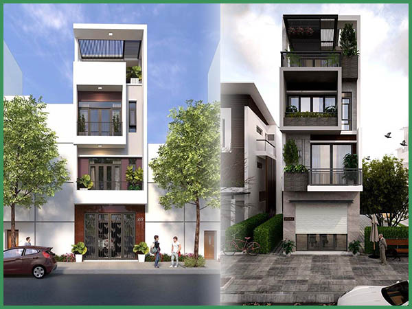 chi phí xây nhà 4 tầng 120m2