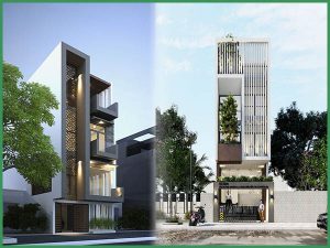 chi phí xây nhà 5 tầng 80m2