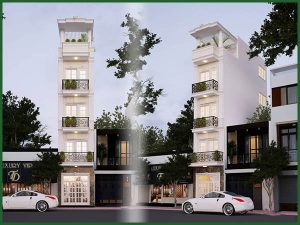chi phí xây nhà 1 trệt 1 lửng 2 lầu 1 tum