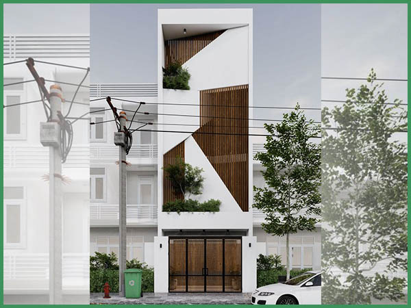 thiết kế sửa nhà 4 tầng