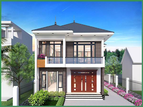 xây dựng nhà trọn gói 2 tầng 60m2