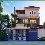 xây nhà biệt thự 3 tầng 70m2