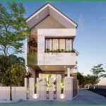 Giá xây nhà phố 2 tầng 70m2