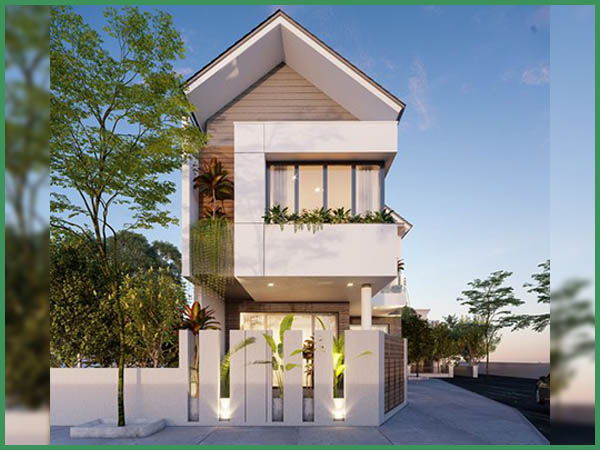 Giá xây nhà phố 2 tầng 70m2