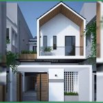 chi phí xây nhà phố 2 tầng 70m2