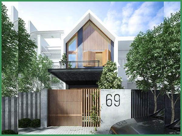 giá xây nhà phố 2 tầng 80m2