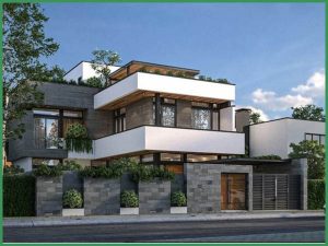 Chi phí xây nhà biệt thự 3 tầng 120m2