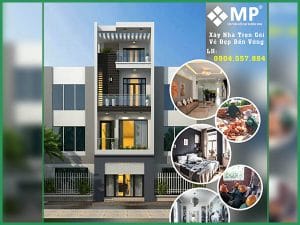 xây dựng nhà phố trọn gói 4 tầng gò vấp anh tuấn