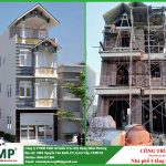 xây nhà phố trọn gói 4 tầng