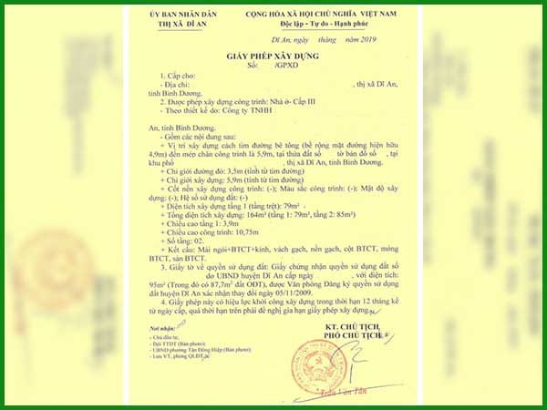 sửa chữa nhà có cần xin giấy phép không