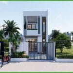 Mẫu nhà phố 2 tầng