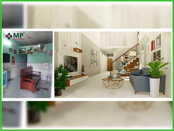 sửa chữa nhà cấp 4 thành nhà có gác lửng