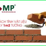 cách tính gạch xây nhà