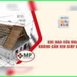 sửa nhà không cần xin giấy phép