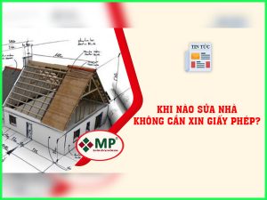 sửa nhà không cần xin giấy phép