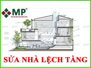 sửa nhà lệch tầng