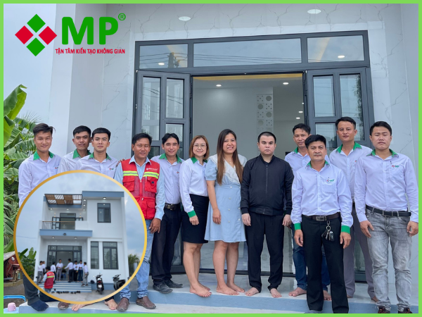 nhà 2 tầng anh Vinh tại Tiền Giang