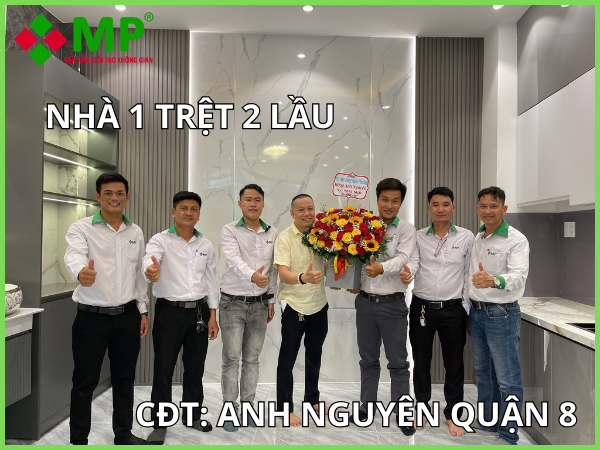 bàn giao nhà anh Nguyên quận 8