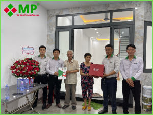 bàn giao nhà 1 trệt 2 lầu cho chú hải tại Gò Vấp