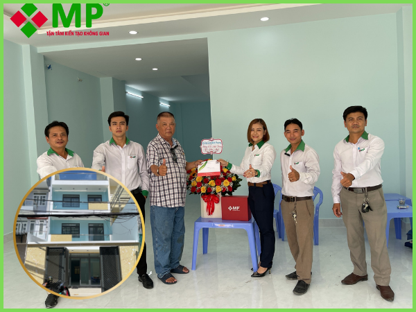 bàn giao nhà anh Trung quận Bình Tân, TPHCM