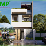 xây nhà 1 trêt 1 lầu anh tuấn tại long an