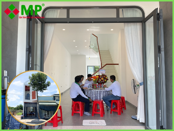 bàn giao nhà trọn gói cô hằng kiến tường long an