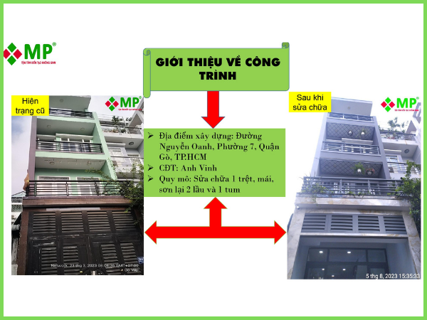 thi công sửa nhà anh vinh