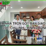 bàn giao nhà chị Linh - Bình Dương