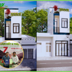 nhà phố 1 trệt 1 lầu