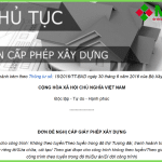 giấy phép xây dựng 2024