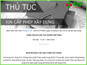 giấy phép xây dựng 2024