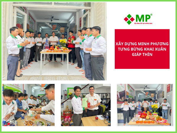 xây dựng Minh Phương khai xuân giáp thìn