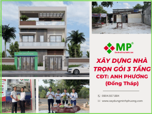 xây nhà trọn gói 3 tầng