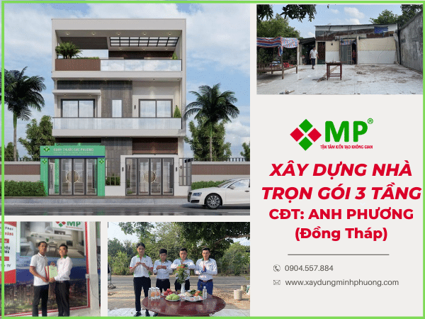 xây nhà trọn gói 3 tầng