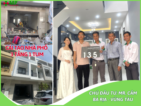 nhà phố 3 tầng 1 tum