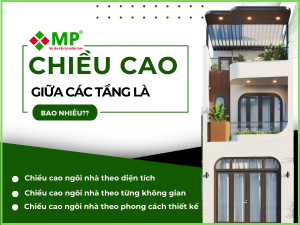 chiều cao giữa các tầng