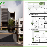 nhà phố hiện đại 3 tầng