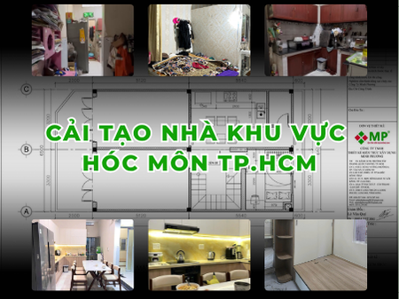 công trình cải tạo nhà hóc môn