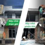 Lựa chọn xây nhà trọn gói hay xây thô