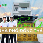 bàn giao nhà phố đồng tháp 1 trệt 2 lầu