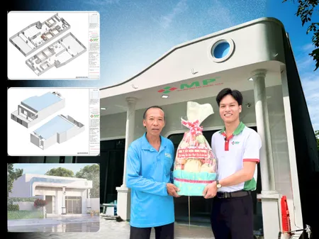 bàn giao nhà cấp 4 hiện đại Đồng Tháp