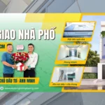 bàn giao công trình xây nhà phố 3 tầng