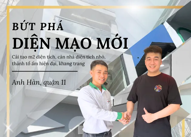 bản giao cải tạo nhà phố 3 tầng quận 11