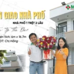 bàn giao nhà phố thủ đức 1 trệt 2 lầu 4x16.7m